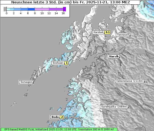 Neuschnee, 21. 11. 2025