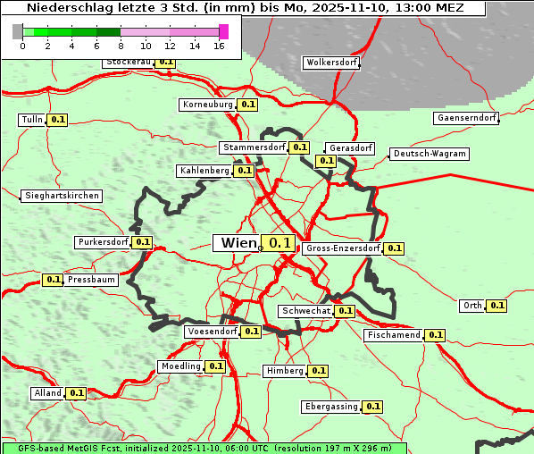 Niederschlag, 10. 11. 2025