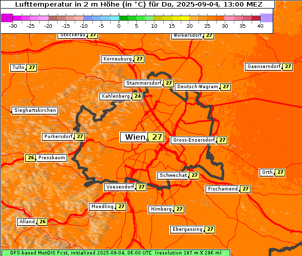 Temperatur, 4. 9. 2025