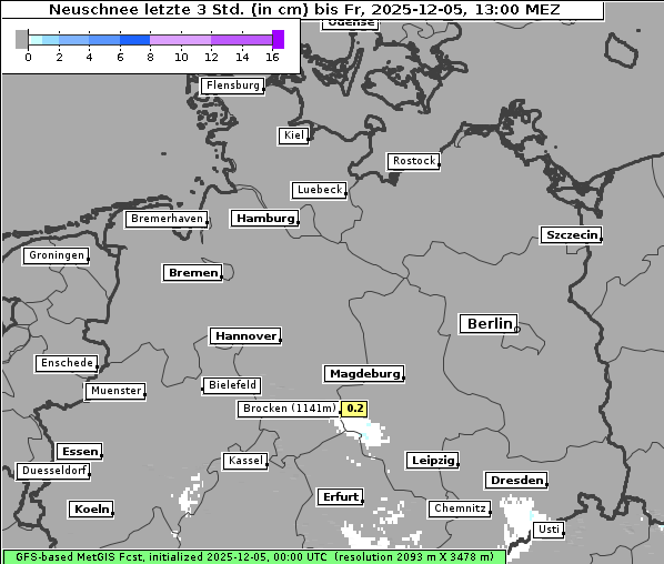 Neuschnee, 5. 12. 2025