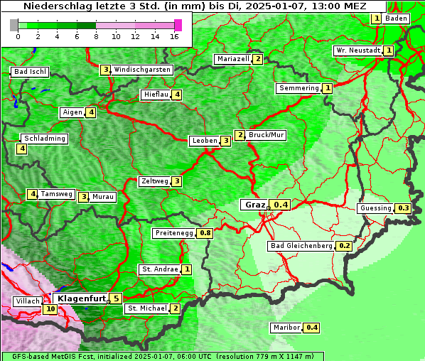Niederschlag, 7. 1. 2025