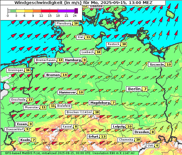 Wind, 15. 9. 2025