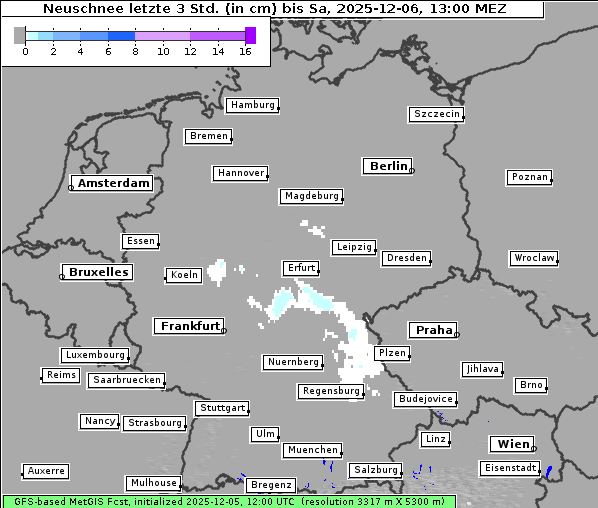 Neuschnee, 6. 12. 2025