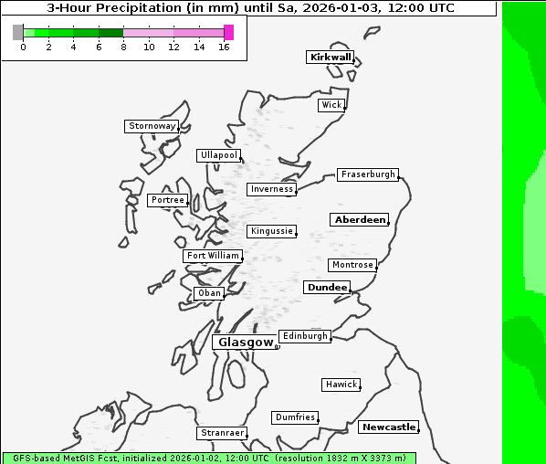 Niederschlag, 3. 1. 2026