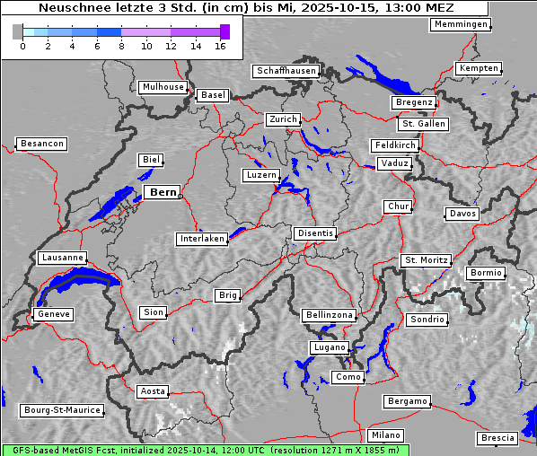 Neuschnee, 15. 10. 2025