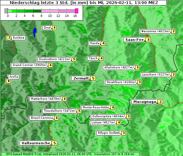 Niederschlag, 11. 2. 2026