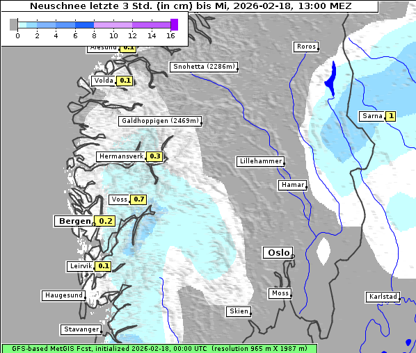 Neuschnee, 18. 2. 2026