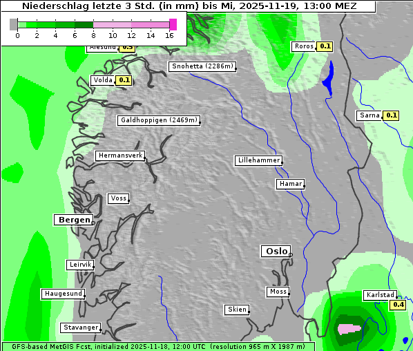 Niederschlag, 19. 11. 2025