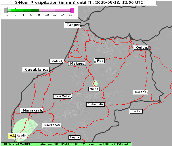 Niederschlag, 18. 9. 2025