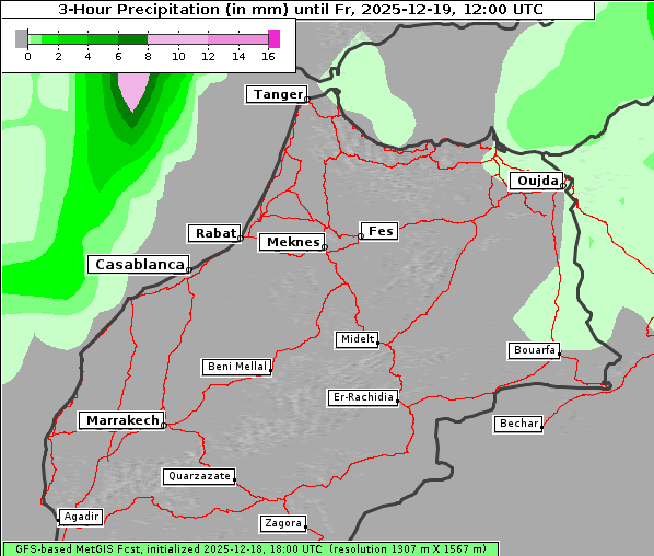 Niederschlag, 19. 12. 2025