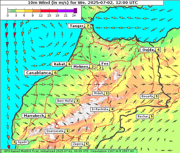 Wind, 2. 7. 2025