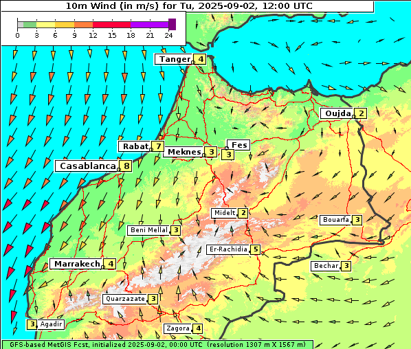 Wind, 2. 9. 2025