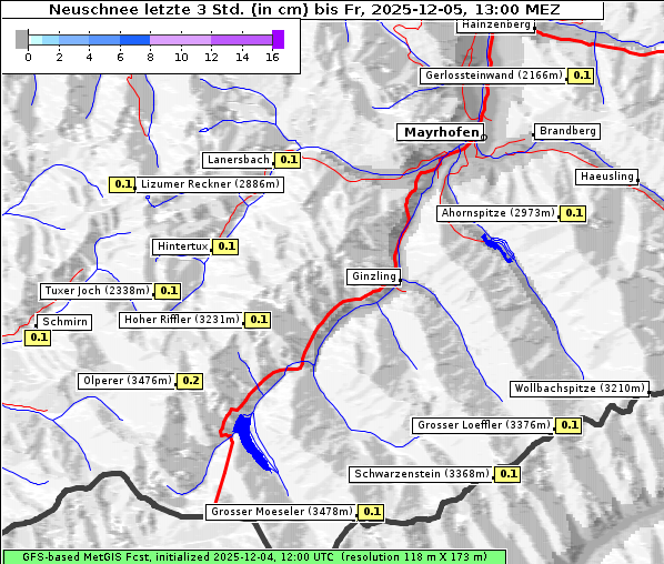 Neuschnee, 5. 12. 2025
