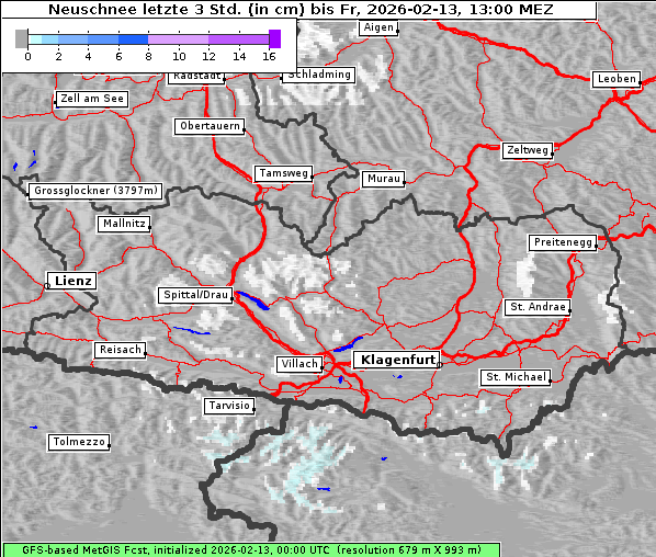 Neuschnee, 13. 2. 2026
