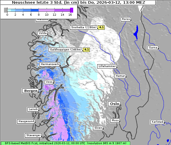 Neuschnee, 12. 3. 2026