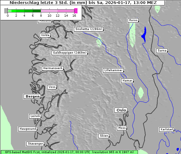 Niederschlag, 17. 1. 2026