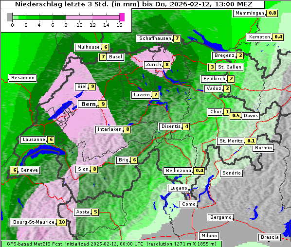 Niederschlag, 12. 2. 2026