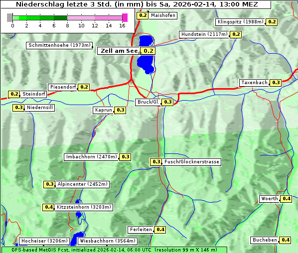 Niederschlag, 14. 2. 2026