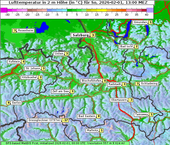 Temperatur, 1. 2. 2026
