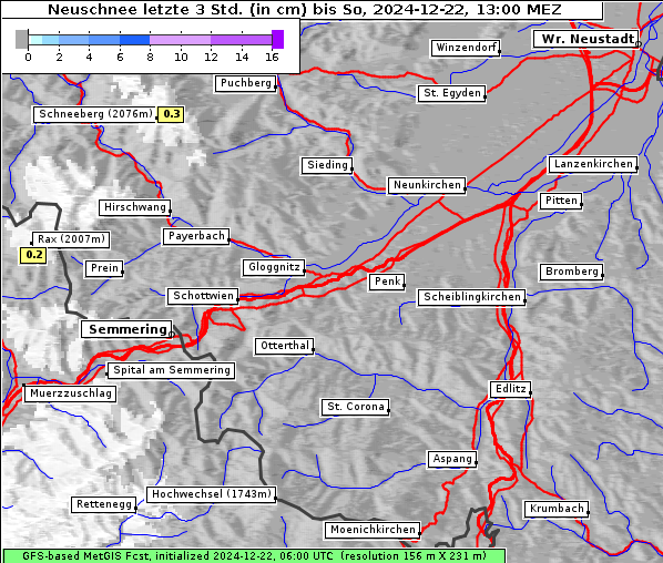 Neuschnee, 22. 12. 2024