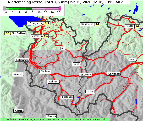Niederschlag, 10. 2. 2026