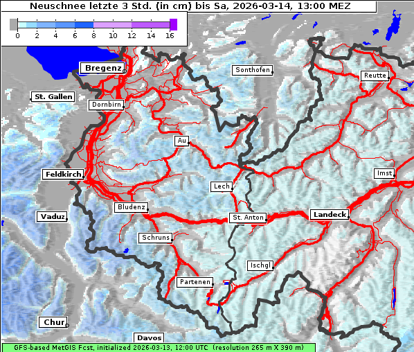 Neuschnee, 14. 3. 2026