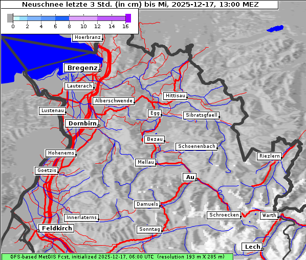 Neuschnee, 17. 12. 2025