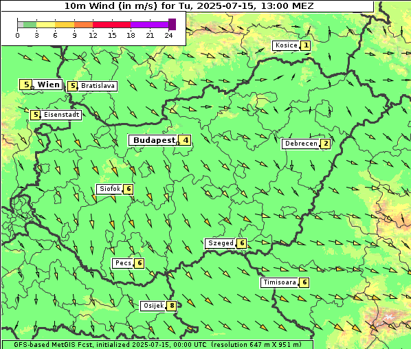 Wind, 15. 7. 2025
