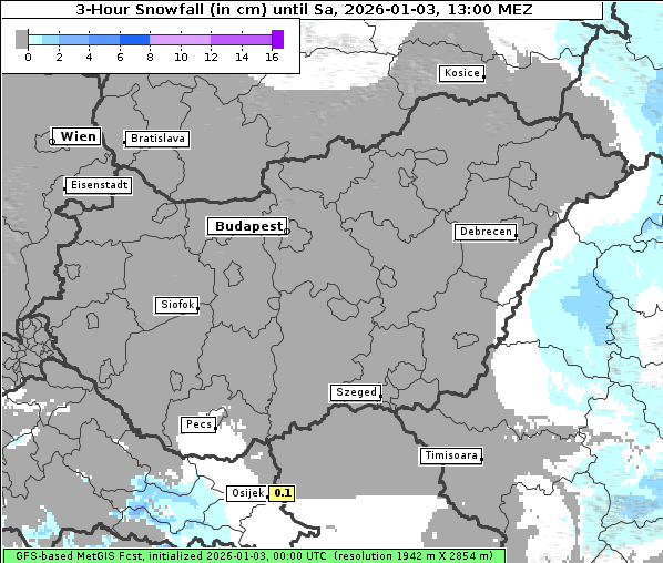 Neuschnee, 3. 1. 2026