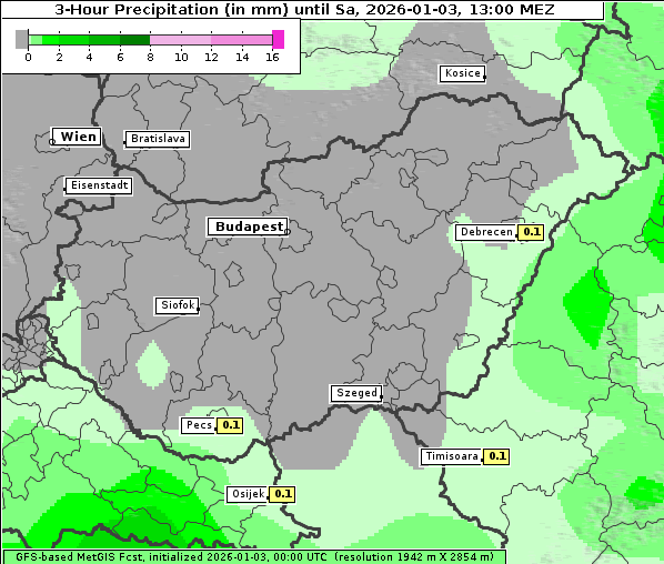 Niederschlag, 3. 1. 2026