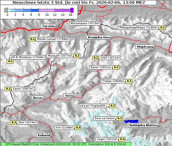 Neuschnee, 6. 2. 2026