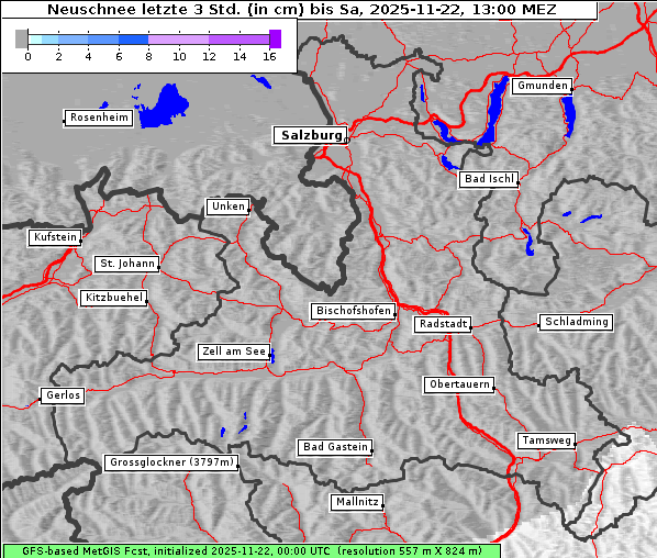 Neuschnee, 22. 11. 2025