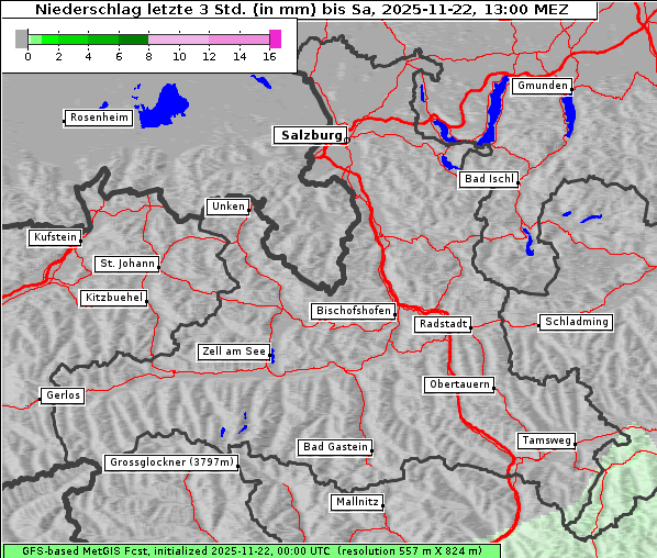 Niederschlag, 22. 11. 2025