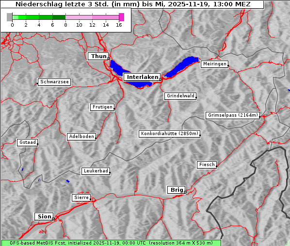 Niederschlag, 19. 11. 2025