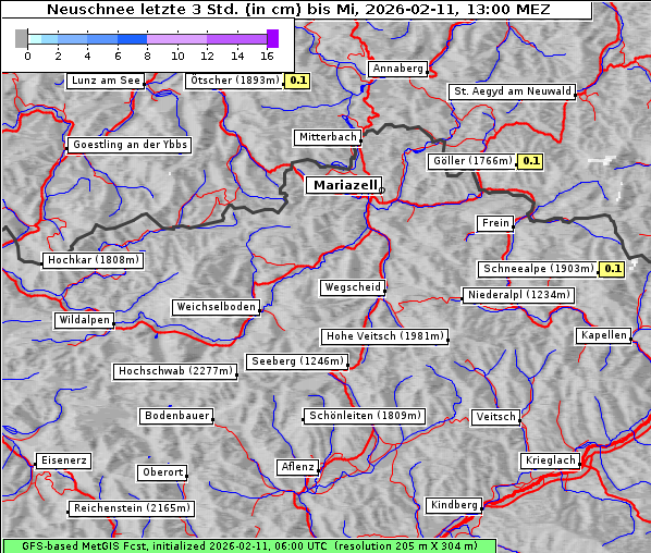 Neuschnee, 11. 2. 2026