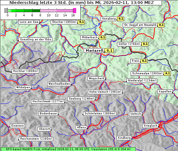 Niederschlag, 11. 2. 2026
