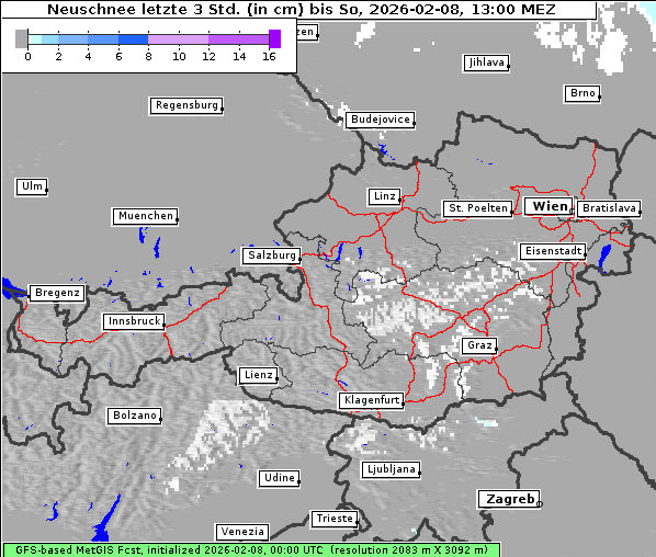 Neuschnee, 8. 2. 2026