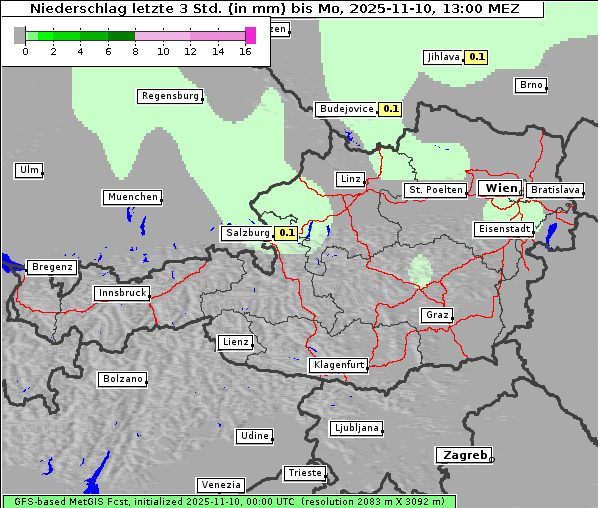Niederschlag, 10. 11. 2025