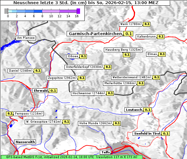 Neuschnee, 15. 2. 2026