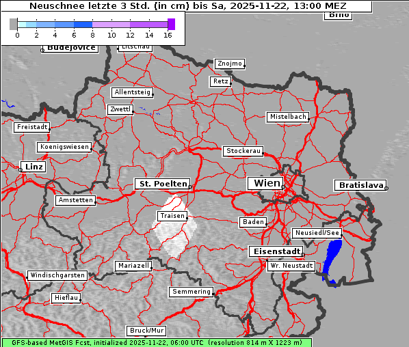 Neuschnee, 22. 11. 2025