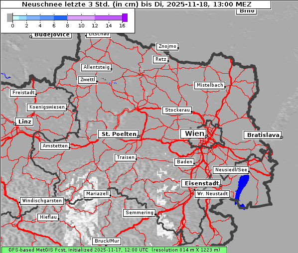 Neuschnee, 18. 11. 2025