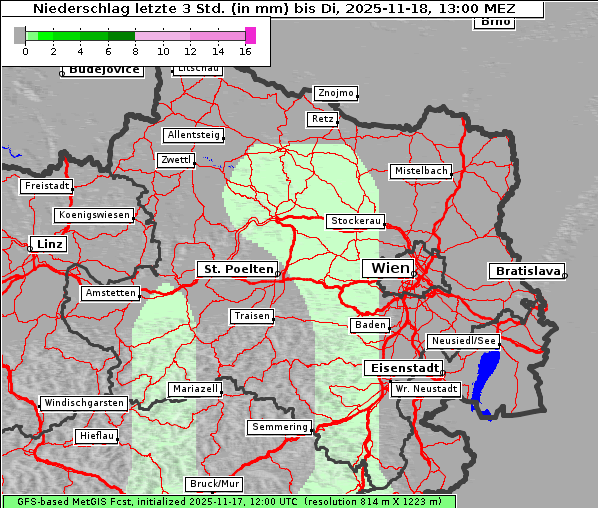 Niederschlag, 18. 11. 2025
