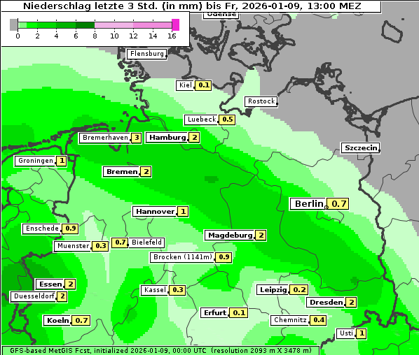 Niederschlag, 9. 1. 2026