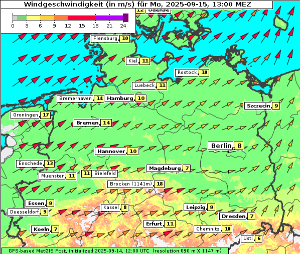 Wind, 15. 9. 2025