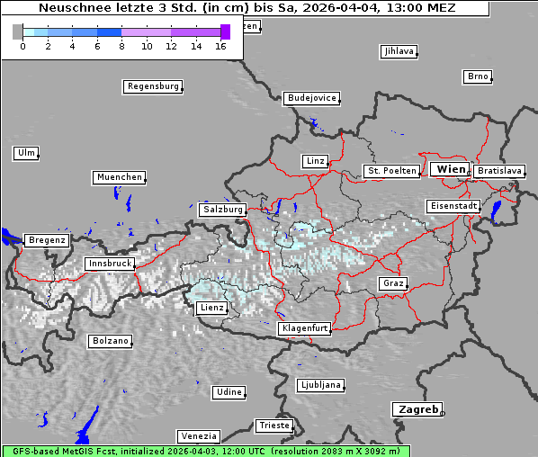 Neuschnee, 4. 4. 2026