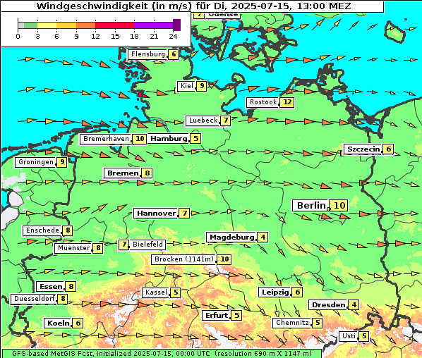 Wind, 15. 7. 2025