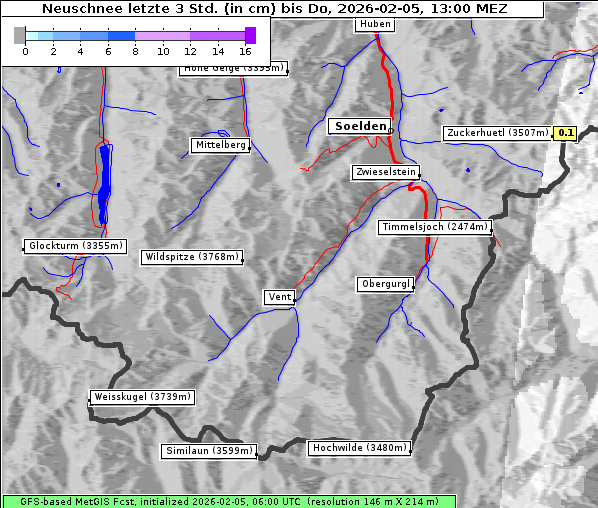 Neuschnee, 5. 2. 2026