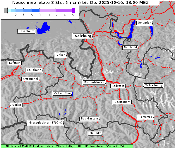 Neuschnee, 16. 10. 2025