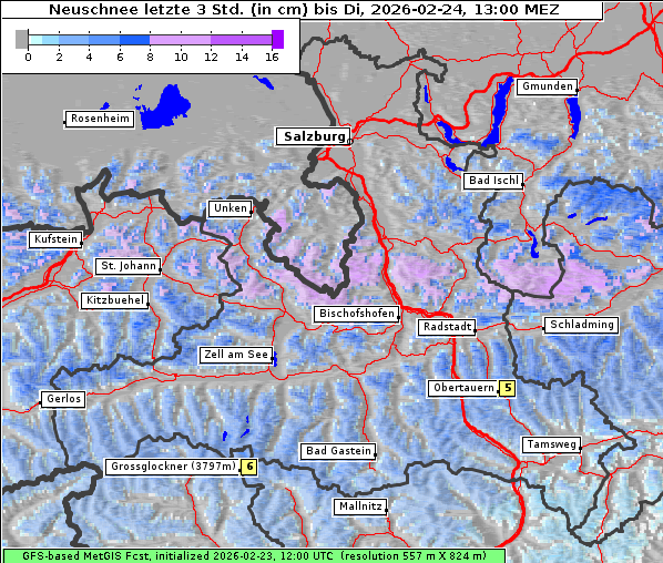 Neuschnee, 24. 2. 2026
