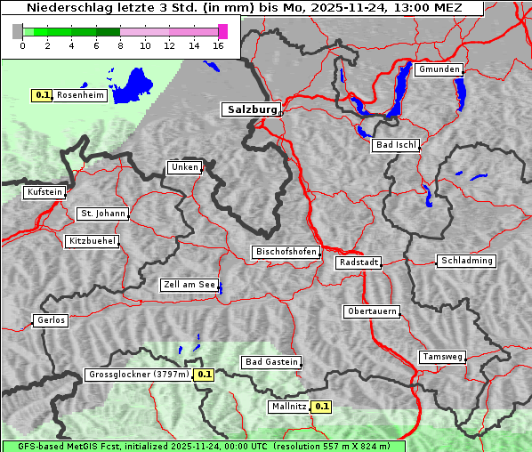 Niederschlag, 24. 11. 2025